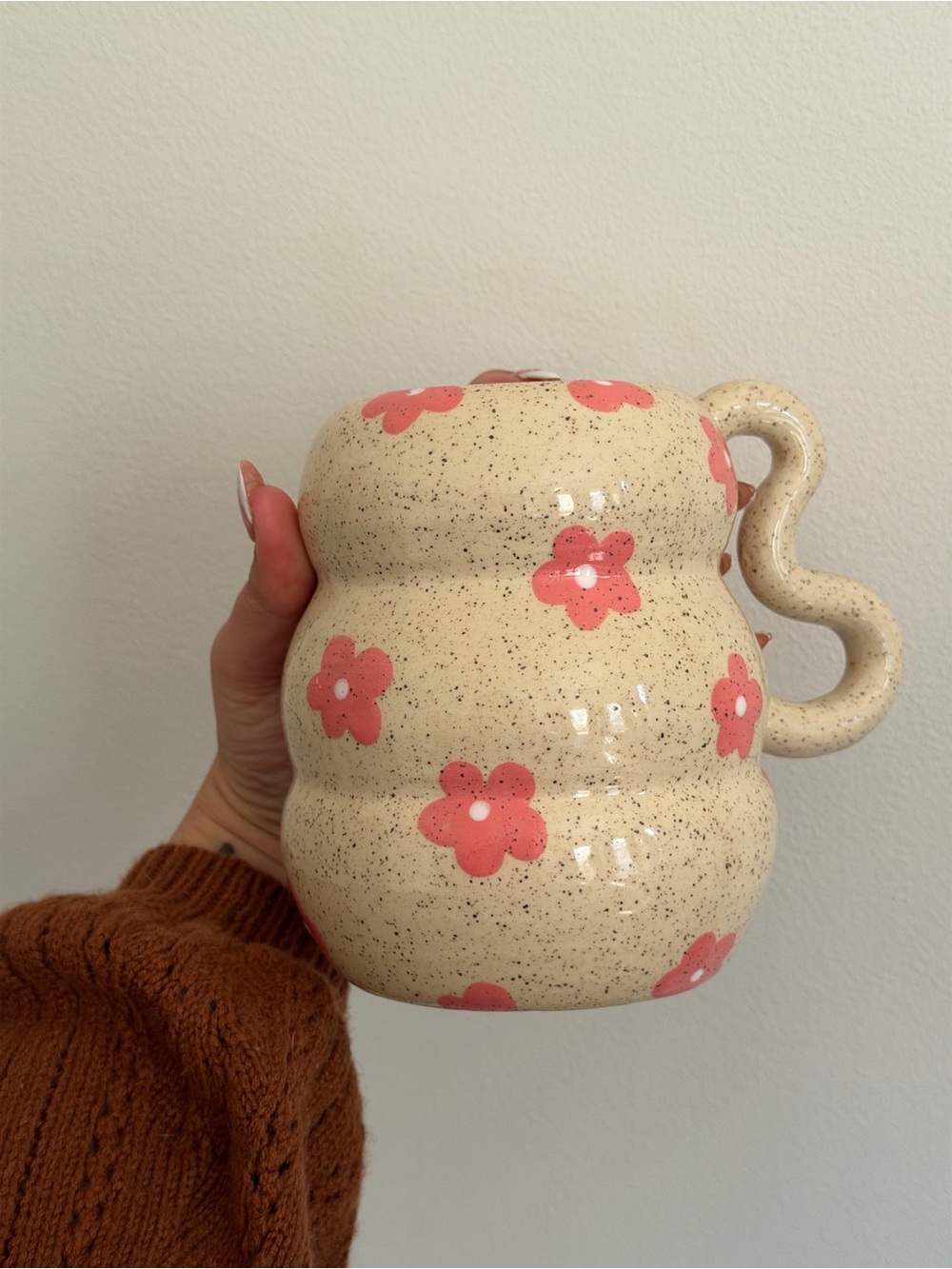 Muddy Mood Handmade Floral Ceramic Bubble Vase